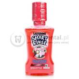 LISTERINE Smart Rinse 250ml - ochronna płukanka o smaku OWOCÓW dla dzieci od 6-go roku życia (RÓŻOWA)