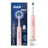 BRAUN Oral-B Pro SERIES 3 PINK - szczoteczka elektryczna Oral-B w kolorze różowym (E5431)