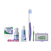 GUM SUNSTAR ORTHO-KIT zestaw ortodontyczny zawierający mini produkty do pielęgnacji jamy ustnej