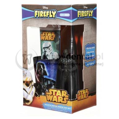 Dr.Fresh STAR WARS zestaw ŁAZIENKOWY dla dzieci (szczoteczka bateryjna, pasta do zębów oraz kubeczek)