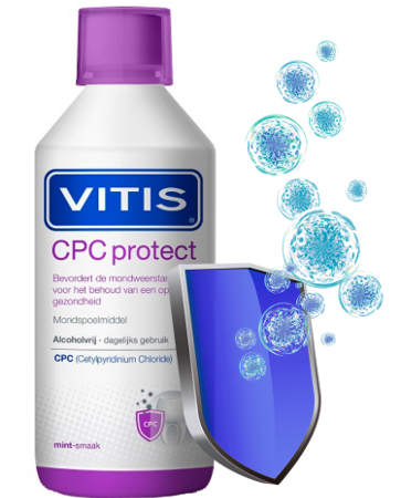 VITIS CPC Protect płyn antybakteryjny do płukania jamy ustnej