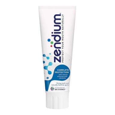 ZENDIUM Complete Protection 75ml - pasta ochronna z enzymami do codziennej pielęgnacji jamy ustnej wspomagająca naturalne właściwości śliny
