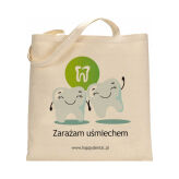 HAPPYDENTA torba bawełniana na zakupy