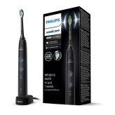 Philips SONICARE 4500 ProtectiveClean HX6830/44 BLACK - szczoteczka soniczna z końcówką Sonicare Optimal White (E3175)