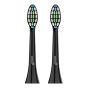 OMEO +365 VALLEY OH-32W BLACK 2szt. - końcówki do szczoteczek sonicznyh OMEO (E4073)