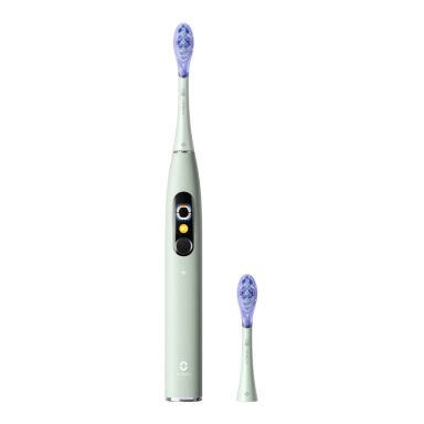 OCLEAN X ULTRA 20 Mint - szczoteczka soniczna z dotykowym wyświetlaczem i 2 końcówkami