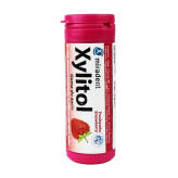 MIRADENT Xylitol Chewing Gum FOR KIDS 30sztuk - guma do żucia dla dzieci z ksylitolem przeciw próchnicy (smak: Truskawka)