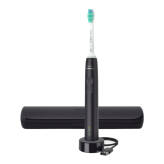 SONICARE Philips 3100 BLACK HX3673/14 - szczoteczka soniczna z etui w kolorze czarnym