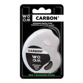 WOOM CARBON+ 30m - czarna nitka dentystyczna z węglem