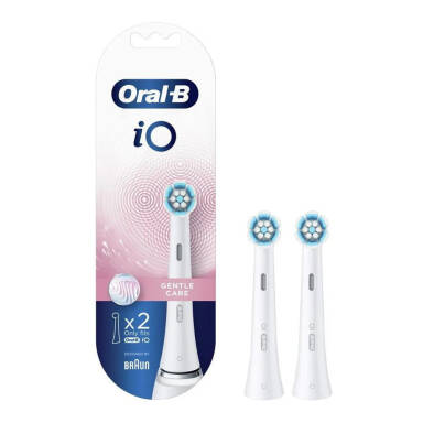 BRAUN Oral-B iO Gentle White 2szt. - końcówki do szczoteczki magnetycznej Oral-B iO