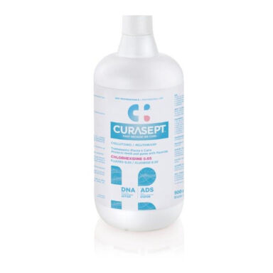 CURASEPT ADS DNA 905 900ml - płyn do płukania jamy ustnej z chlorheksydyną 0.05% i dodatkiem fluoru