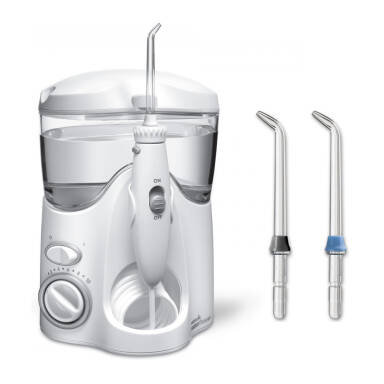 WATERPIK WP-100 E2 ULTRA (zestaw) stacjonarny irygator do zębów dla całej rodzinny + 2 DYSZE KLASYCZNE (RAZEM 9 dysz)