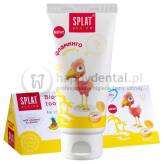 SPLAT zJunior SOUTH 55ml - pasta do zębów dla dzieci w wieku od 3 do 8 lat (smak owoców cytrusowych - ŻÓŁTA)  (WYCOFANA ZE SPRZEDAŻY)