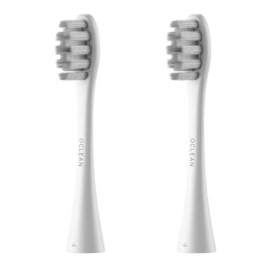 OCLEAN Daily Clean P2S6 W02 White 2szt. - końcówki do szczoteczek sonicznych Oclean OCHRONA DZIĄSEŁ w kolorze białym