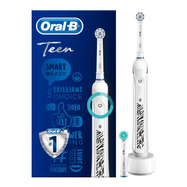 BRAUN Oral-B D16 TEEN - młodzieżowa szczoteczka elektryczna z dwiema końcówkami D601.523.3