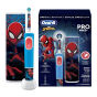 BRAUN Oral-B PRO Kids 3+ SPIDER-MAN + Travel Case - szczoteczka elektryczna dla dzieci z etui podróżnym E3567