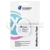 MIRADENT Mirafloss  CHX-Tape 20m - Taśma dentystyczna nasączona chlorheksydyną
