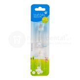 BRUSH-BABY BabySonic PRO 18-36 miesięcy - 2 SZTUKI - końcówki do nowej wersji szczoteczki sonicznej Brush-Baby PRO 