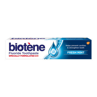 BIOTENE 100ml - delikatna pasta do zębów przynosząca ulgę w suchości jamy ustnej