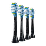 Końcówki do szczoteczek Sonicare Premium PLAQUE HX9044/33 BLACK - 4 sztuki