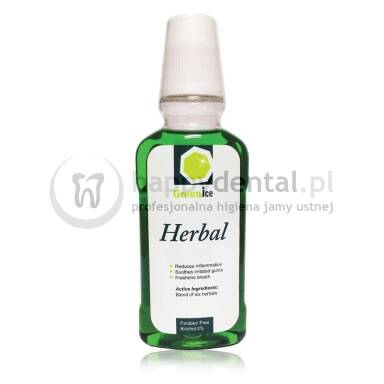GreenIce Herbal płyn 300ml - ziołowy płyn do codziennej pielęgnacji jamy ustnej