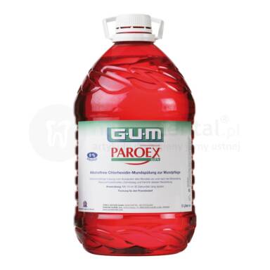 GUM Butler ParoeX 5L (1782) - płyn do użycia w gabinecie, zawiera chlorheksydynę 0,12% CHX
