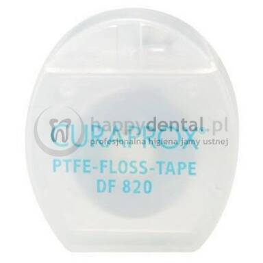 CURAPROX DF 820 PTFE Floss Tape 5m - teflonowa, miętowa taśma dentystyczna nasączona chlorheksydyną