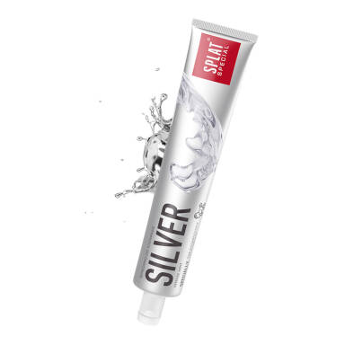 SPLAT Silver 75ml - odświeżająco-antybakteryjna pasta do zębów 