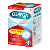 COREGA Tabs Intensiv Reiniger 108szt. - tabletki do czyszczenia protez zębowych o intensywnym działaniu