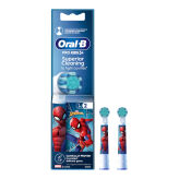BRAUN Oral-B KIDS EB10S-2 SPIDERMAN 2szt. - końcówki dla dzieci do szczoteczki elektrycznej Oral-B - SPIDERMAN