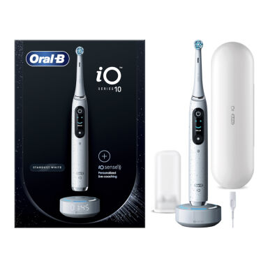 BRAUN Oral-B iO 10 WHITE - szczoteczka magnetyczna do zębów Oral-B w kolorze białym