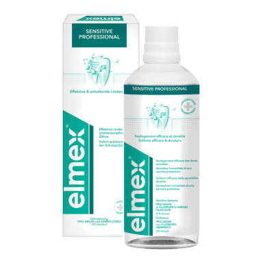 ELMEX Sensitive PROFESSIONAL 400ml - płyn do płukania jamy ustnej przeci nadwrażliwości zębowej
