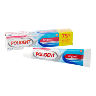 POLIDENT Original Mint 77g - super mocny krem do protez zębowych miętowym aromacie