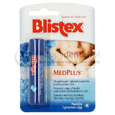 BLISTEX Lip MEDPLUS 1szt. - głęboko nawilżający balsam do ust