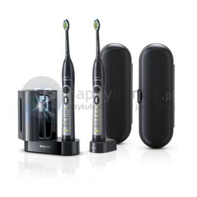 Zestaw dwóch szczoteczek sonicznych Philips Sonicare FlexCare BLACK HX6972/38