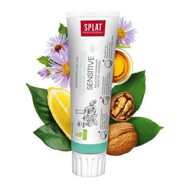 SPLAT Professional SENSITIVE 100ml - bio-aktywna pasta wybielająca do zębów wzmacniająca szkliwo i łagodząca objawy nadwrażliwości zębowej