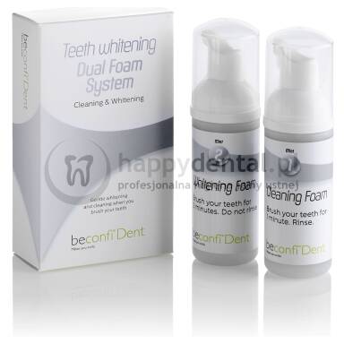 BECONFIDENT Dual Foam System 2x50ml rewolucyjny system wybielania pianką