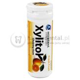 MIRADENT Xylitol Chewing Gum 30sztuk - guma do żucia z ksylitolem przeciw próchnicy (smak: <B>Owoce Cytrusowe - FRESH-FRUIT</B>)