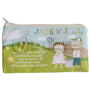 JACK-N-JILL SLEEPOVER BAG 1szt. - bawełniana saszetka na szczoteczkę i pastę