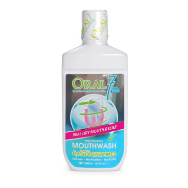 ORAL7 Mouthwash 500ml - nawilżający płyn do płukania jamy ustnej z enzymami na suchość w ustach