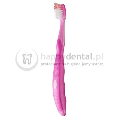 BRUSH-BABY FlossBrush 1szt. - szczoteczka do zębów manualna doczyszczająca przestrzenie międzyzębowe dla dzieci w wieku powyżej 6 lat