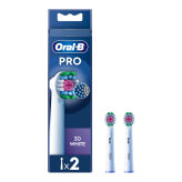 BRAUN Oral-B 3D White EB18pRX-2 2szt. - wybielające końcówki do szczoteczek elektrycznych Oral-B
