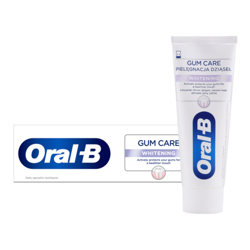 OralB GUM CARE Whitening 65ml wybielajaca pasta do zębów do