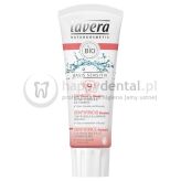 LAVERA Basis Sensitiv DLA DZIECI 75ml - pasta do zębów dla dzieci z wyciągiem z truskawek i malin
