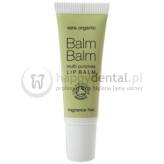 BALM BALM  Lip Balm TUBA 10ml - bezzapachowy, w 100% organiczny balsam do ust (zielony)