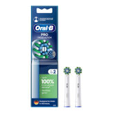 BRAUN Oral-B Cross Action EB50RX-2 2szt. - końcówki do szczoteczki elektrycznej Oral-B z kątowym ułożeniem włókien