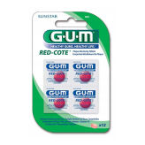 GUM Butler Red-Cote 12szt. (824) BLISTER - tabletki do wybarwiania płytki nazębnej (osadu) motywujące do prawidłowego mycia zębów