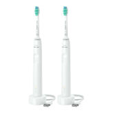 SONICARE Philips 3100 WHITE HX3675/13 - zestaw dwóch szczoteczek sonicznych w kolorze białym