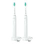 SONICARE Philips 3100 WHITE HX3675/13 - zestaw dwóch szczoteczek sonicznych w kolorze białym