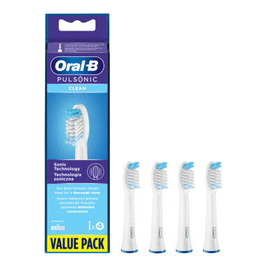 BRAUN Oral-B PULSONIC CLEAN SR32-4 - zestaw końcówek do szczoteczki sonicznej Oral B Pulsonic